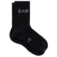 Skarpetki męskie - calze uomo ea7 245022 cc999 mc001 black white - miniaturka - grafika 1