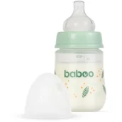 Butelki dla niemowląt - Baboo Anti-colic Feeding Bottle butelka antykolkowa dla dzieci od urodzenia Peachy Keen, 0 m+ 180 ml - miniaturka - grafika 1