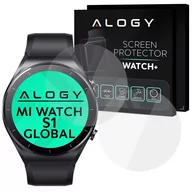 Akcesoria do smartwatchy - 2x Szkło Hartowane ochronne na ekran Alogy do Xiaomi Mi Watch S1 Global - miniaturka - grafika 1