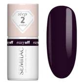 Lakiery hybrydowe - Semilac Lakier do paznokci Easy Off, L21 Berry On Top - miniaturka - grafika 1