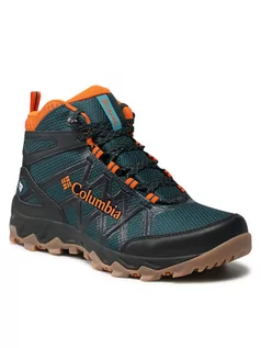 Buty zimowe męskie - Columbia Trekkingi Peakfreak X2 Mid Outdry BM0828 Zielony - grafika 1