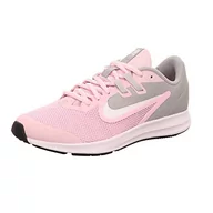Buty dla dziewczynek - Nike Unisex Downshifter 9 (Gs) buty do biegania w terenie, Wielokolorowa różowa pianka biała metaliczna Silver 601, 35.5 eu - miniaturka - grafika 1