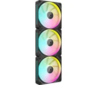Wentylatory komputerowe - Corsair iCUE LINK LX120 RGB 120mm 3szt. Czarny - miniaturka - grafika 1