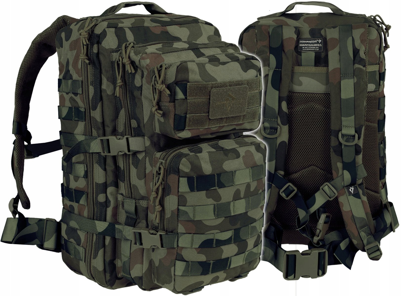 Plecak Wojskowy Taktyczny Dominator Warrior Militarny Molle Full Moro WZ.93