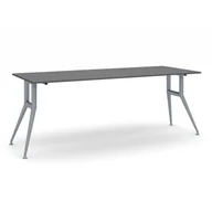 Stoły i stoliki do biura - B2B Partner Stół konferencyjny WIDE, 2000 x 800 mm, antracyt 423182 - miniaturka - grafika 1