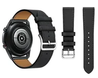 Akcesoria do smartwatchy - Beline pasek Watch Hermes Leather do zegarków 20mm - czarny /black box - miniaturka - grafika 1