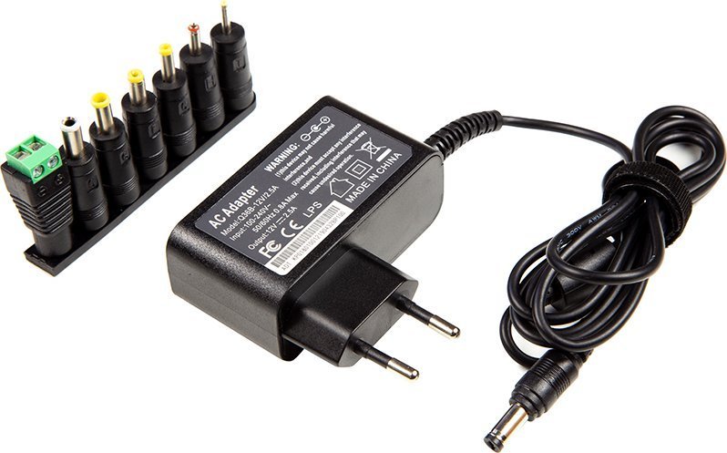 Zasilacz do laptopa Extra Digital Extra Digital Universalus maitinimo šaltinis 30W: 12V, 2.5A