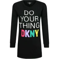 Sukienki i spódniczki dla dziewczynek - DKNY Kids Sukienka - miniaturka - grafika 1