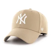 Czapki i chusty sportowe męskie - Czapka Bejsbolowa 47 Brand Mlb New York Yankees Mvp Strapback Cap - B-Mvp17Wbv-Khb - miniaturka - grafika 1