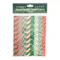 Słomki świąteczne 25szt - MCD - Ozdoby bożonarodzeniowe - miniaturka - grafika 1