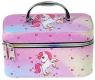 Kosmetyczki, organizery i kuferki - Kuferek S z lusterkiem na zamek 19x12x110cm - miniaturka - grafika 1