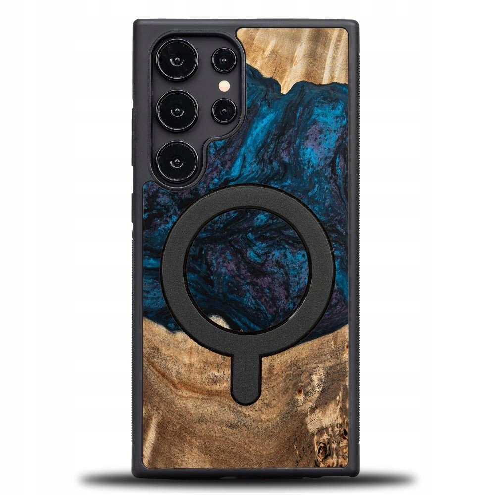 Bewood Drewniane etui do Galaxy S25 Ultra, Unique Planets Neptun do MagSafe