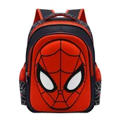 Plecaki - Dzieci Chłopcy Dziewczęta Plecak Spiderman Superhero Torby na książki Lekkie torby dla szkół podstawowych o dużej pojemności Prezenty [XH] Czarny - miniaturka - grafika 1