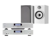 Zestawy stereo - Rotel A14 MkII (srebrny) + CD14 MkII (srebrny) + 706 S3 (biały) - miniaturka - grafika 1