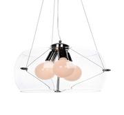 Lampy sufitowe - Lumina Deco Deco NOWOCZESNA LAMPA WISZĄCA GLOBO D50 LDP 6018-500 (PR) - miniaturka - grafika 1