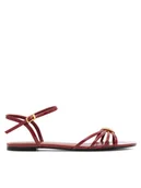 Sandały damskie - Gino Rossi Sandały ROSE-SLT569P-19 Czerwony - miniaturka - grafika 1