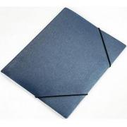 Szkolne artykuły papiernicze - Teczka na gumkę A4 simple niebieski Panta-Plast - miniaturka - grafika 1