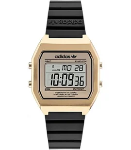 Zegarek Złoty zegarek adidas Originals Street Digital Two  AOST22075 - Zegarki męskie - miniaturka - grafika 4