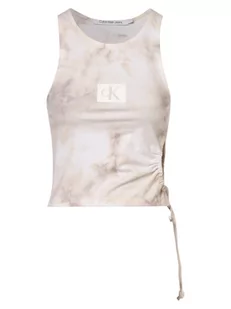 Calvin Klein Jeans - Top damski, beżowy|czarny - Torebki damskie - miniaturka - grafika 1
