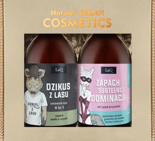 Laq Zestaw Czyściopak: 2x żel 500 ml, Piwonia Silver + Dzikus z Lasu - Zestawy kosmetyków damskich - miniaturka - grafika 1