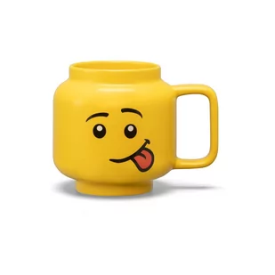 Żółty ceramiczny kubek dla dzieci 530 ml Head – LEGO® - Kubki dla dzieci - miniaturka - grafika 1