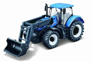 Farm Tractor New Holland T7.315 blue Bburago - model lub pojazd - Samochody i pojazdy dla dzieci - miniaturka - grafika 1