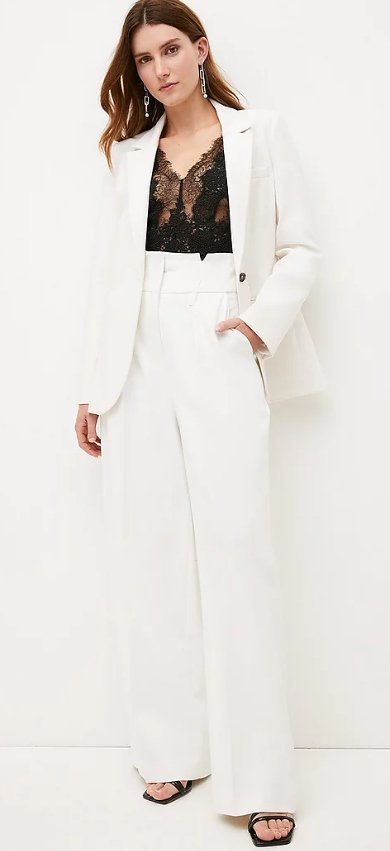 KAREN MILLEN SPODNIE ELEGANCKIE DŁUGIE 40 YŁK
