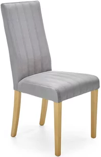 Krzesło tapicerowane do jadalni DIEGO 3 szare, na drewnianych nogach - Krzesła - miniaturka - grafika 1
