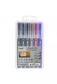 Flamastry - Cienkopisy kaligraficzne 3 grubości 6szt - miniaturka - grafika 1