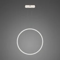 Lampy sufitowe - Lampa wisząca Ledowe okręgi No.1 X Φ80 cm in 4k biała ściemnialna Altavola Design - miniaturka - grafika 1