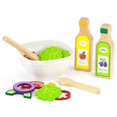 Zabawki AGD - VIGA TOYS Drewniany zestaw Zdrowa Sałatka 36 akc. Toys 51605 - miniaturka - grafika 1