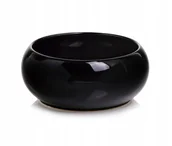 Donice - CERAMICZNA MISA DONICZKA OSŁONKA 19cm CZARNA - miniaturka - grafika 1
