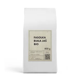 The Planet Fasolka biała Jaś 800 g bio - Ziarna i nasiona roślin strączkowych - miniaturka - grafika 1
