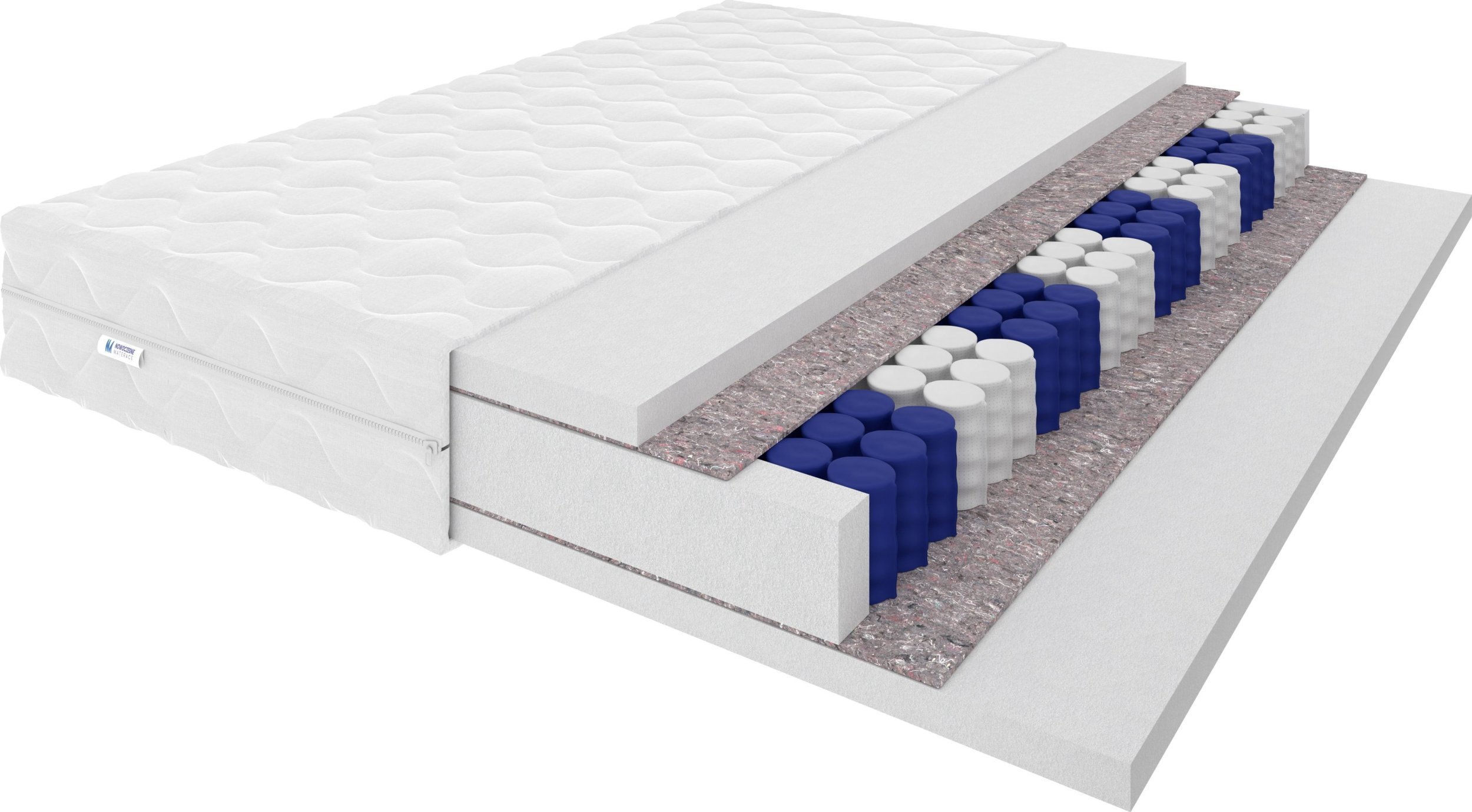 Tompol ProRocket 80x200 materac kieszeniowy 20 cm premium z pokrowcem wygodny H3