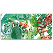 Podkładki na biurko - Mata ochronna podkładka pod mysz Kameleony 120x60cm, Dywanomat - miniaturka - grafika 1