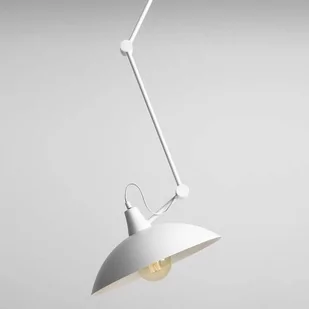 Aldex Melos lampa wisząca 1-punktowa biała 808PL/G / czarna 808PL/G1 808PL/G - Lampy sufitowe - miniaturka - grafika 1