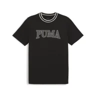 Koszulki sportowe męskie - Męska koszulka z nadrukiem PUMA SQUAD PUMA Black - miniaturka - grafika 1
