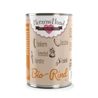 Mokra karma dla psów - HerzensHund Adult 12 x 400 g Woł. bio - miniaturka - grafika 1