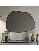 Lustra - Lustro o organicznym kształcie w ramie MDF - BAZALT W RAMIE, Dostępne wymiary: 50x69 - miniaturka - grafika 1