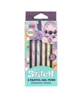 Długopisy - Długopisy żelowe Disney Fashion Stitch pastel 6 szt. - PATIO - miniaturka - grafika 1