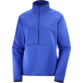 Bluzy sportowe damskie - BLUZA SALOMON ESSENTIAL WARM W C18312 - grafika 1