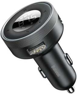 TRANSMITER FM ŁADOWARKA SAMOCHODOWA Baseus Enjoy CCLH-01 3.4A 2x USB-A JACK 3.5MM BT 5.0 - Ładowarki do telefonów - miniaturka - grafika 6