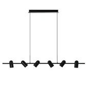 Lampy sufitowe - Zwieszana lampa z regulacją VIVI AZ5730 Azzardo wielopunktowa tuba czarny - miniaturka - grafika 1