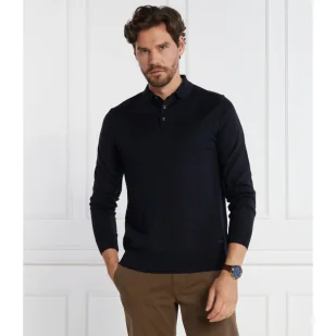 Joop! Wełniane polo JK-08Dondo | Regular Fit - Koszule męskie - miniaturka - grafika 1