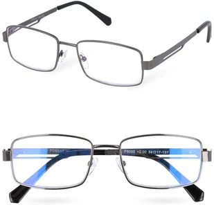 Okulary korekcyjne BLUE VISION SILVER +3,50 - Okulary korekcyjne, oprawki, szkła - miniaturka - grafika 1