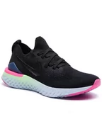 Buty sportowe damskie - Nike Epic React Flyknit 2 BQ8927-003 czarny - miniaturka - grafika 1