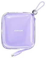 Powerbanki - Joyroom JR-L004 10000mAh USB-C USB-A Fioletowy - miniaturka - grafika 1