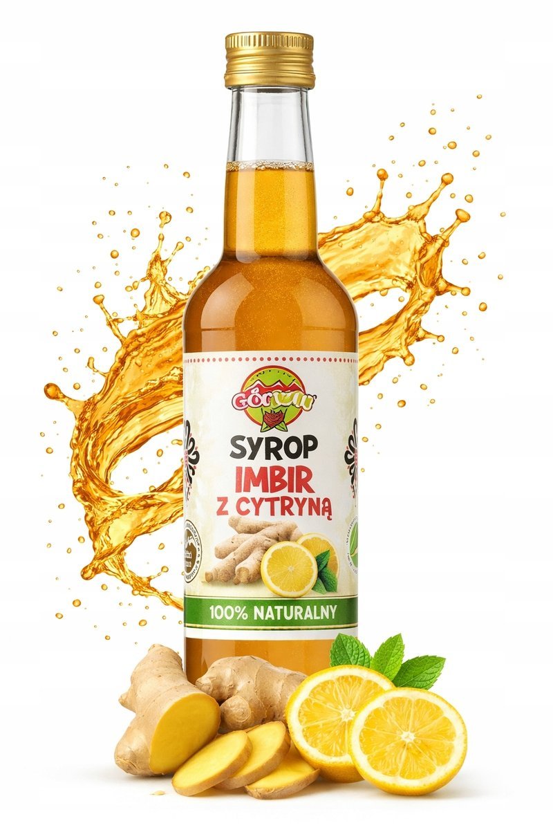 Syrop imbir z cytryną 500ml
