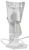 Lampy stojące - Biała loftowa lampka na biurko N2-N14 - miniaturka - grafika 1