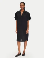 Sukienki - Gant Sukienka letnia 4503433 Czarny Relaxed Fit - miniaturka - grafika 1